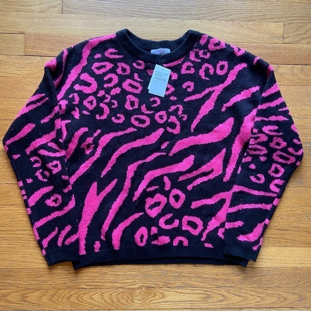 Elodie Mixed Animal Print Sweater - Picture 2 of 9